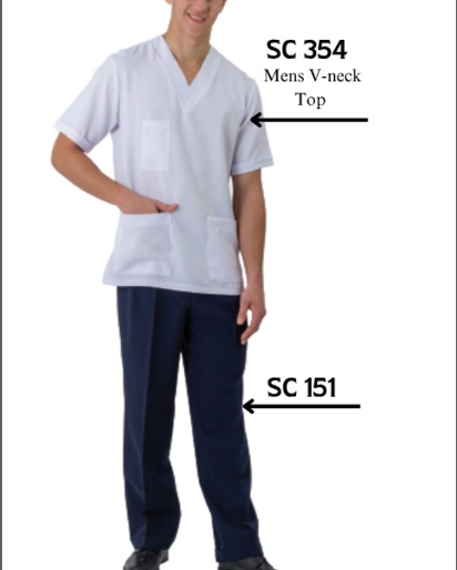 354 Men's V-neck Top